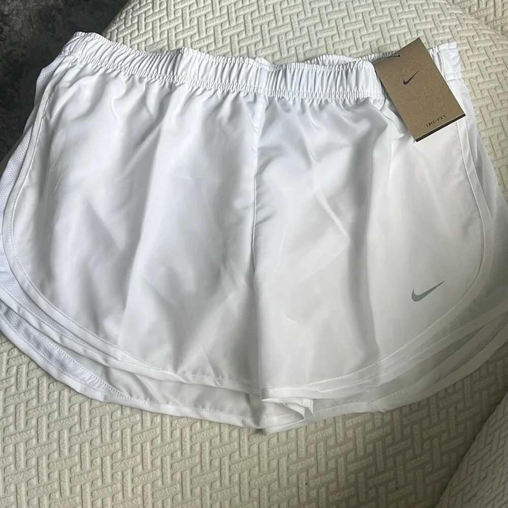 Nike White Running Shorts, new